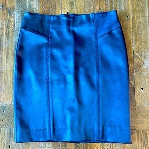 Maria Blanca Nero black satin mini skirt - perfect for holidays